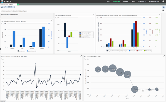 ENFOS BI Functionality
